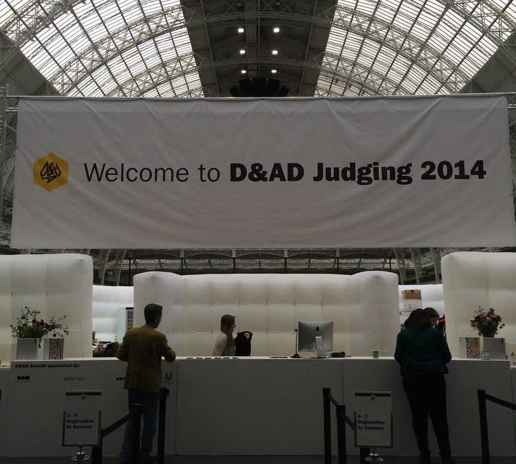 25/3/14 Judging D&AD awards London