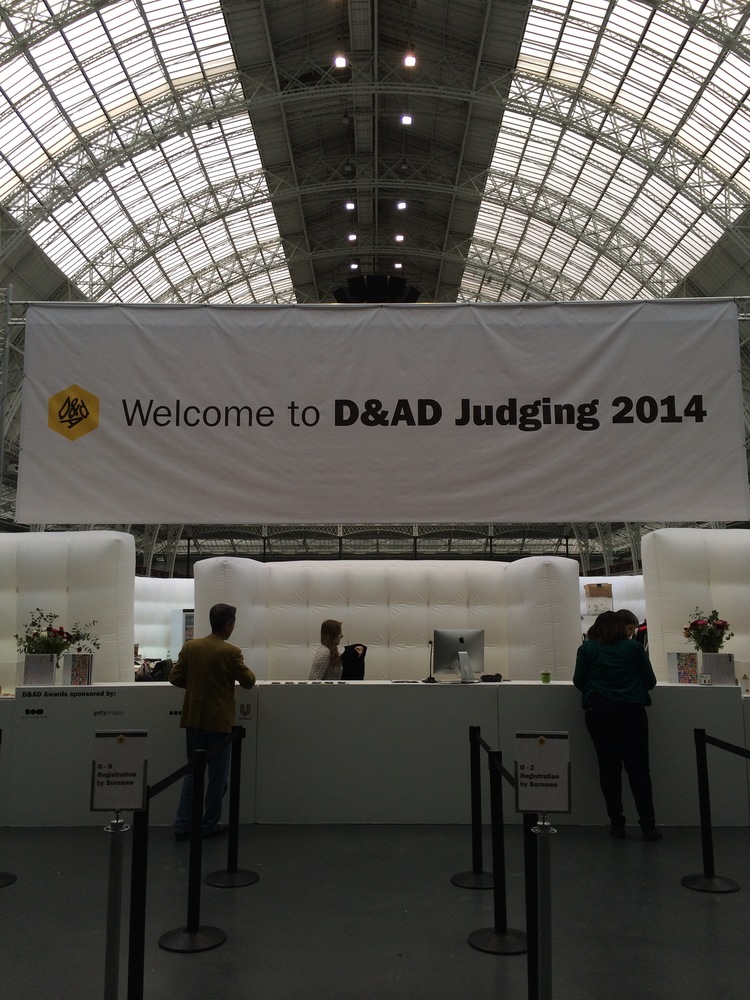 25/3/14 Judging D&AD awards London