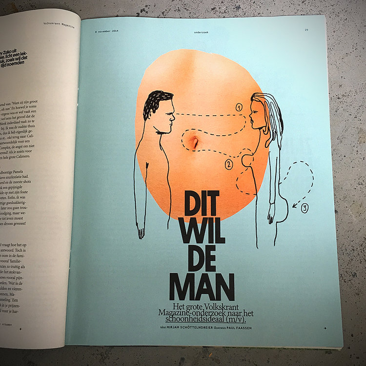 2015: The Male Issue Volkskrant Magazine