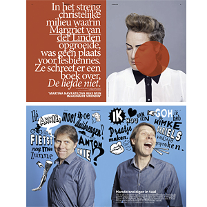 2012-2018: spreads Volkskrant Magazine