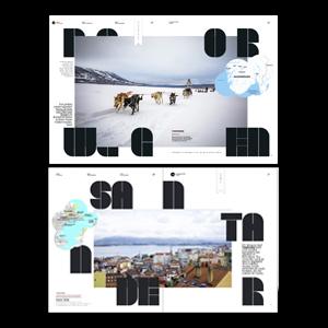 2018 redesign Volkskrant Magazine: travel section