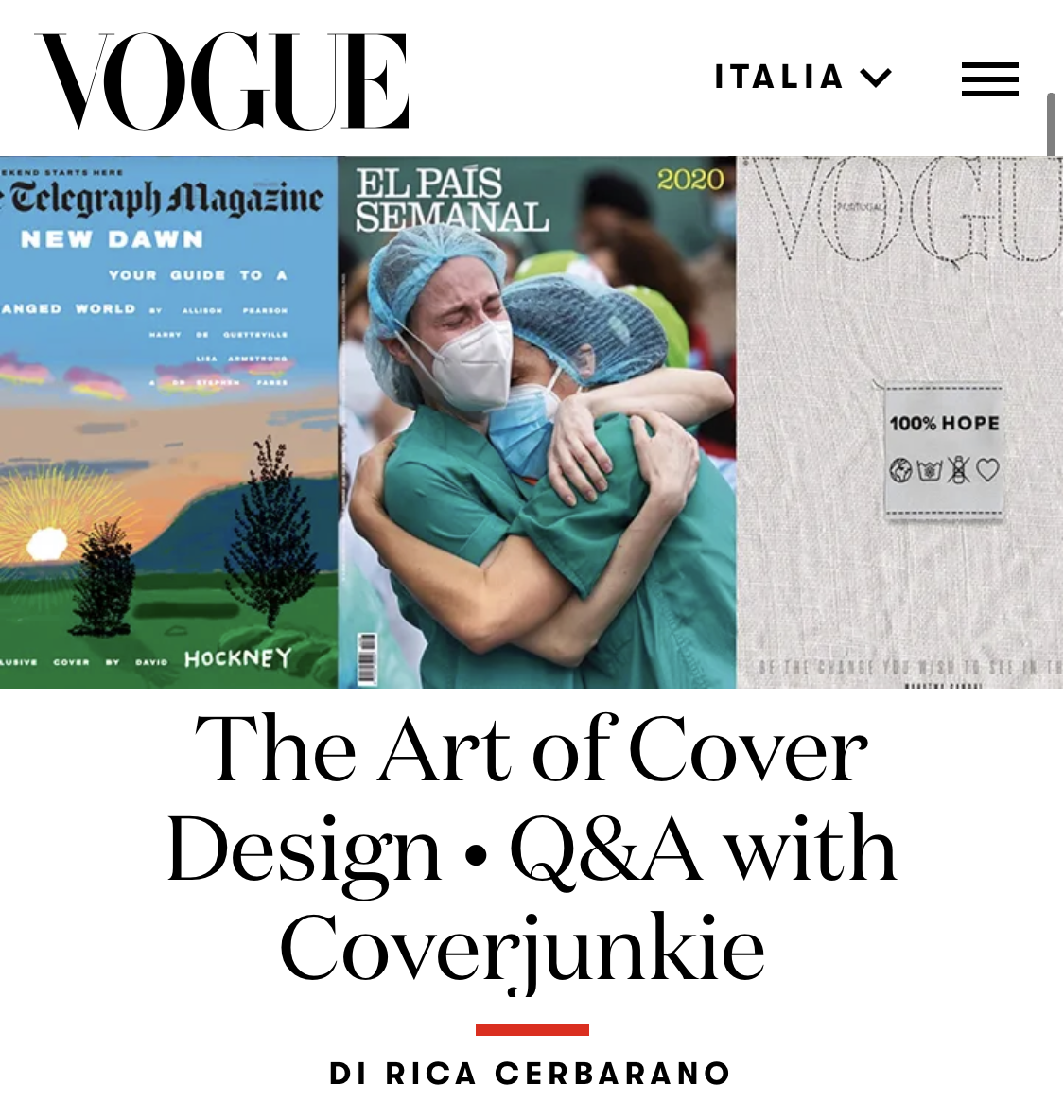 29/12/2020 Q&A Vogue Italia