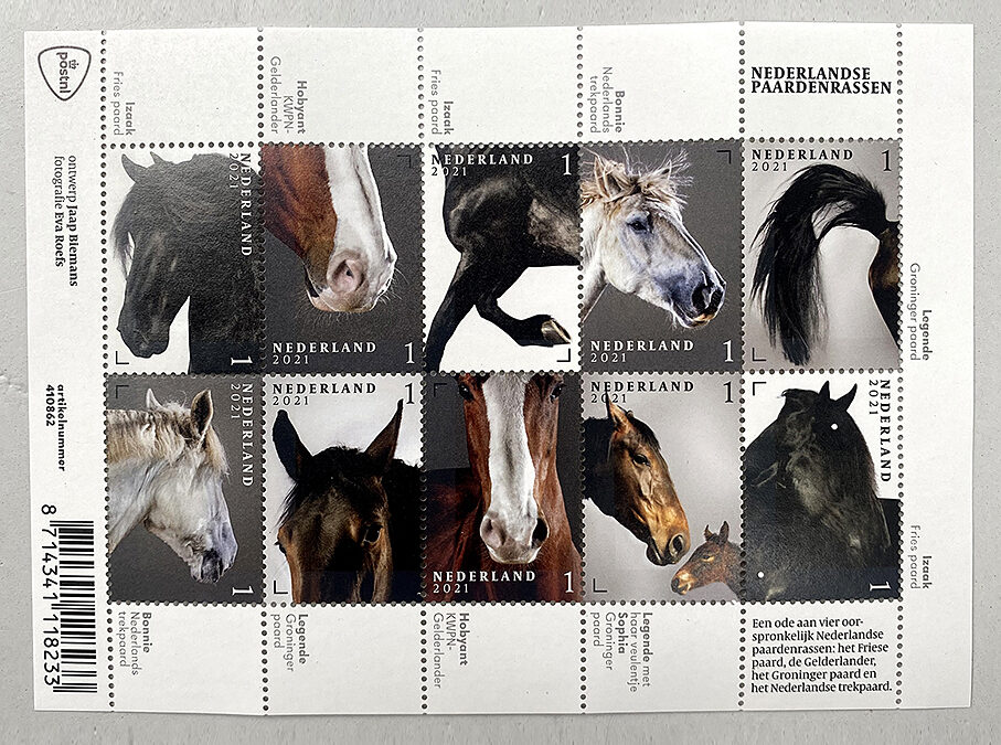 2021: designing 10 postal stamps