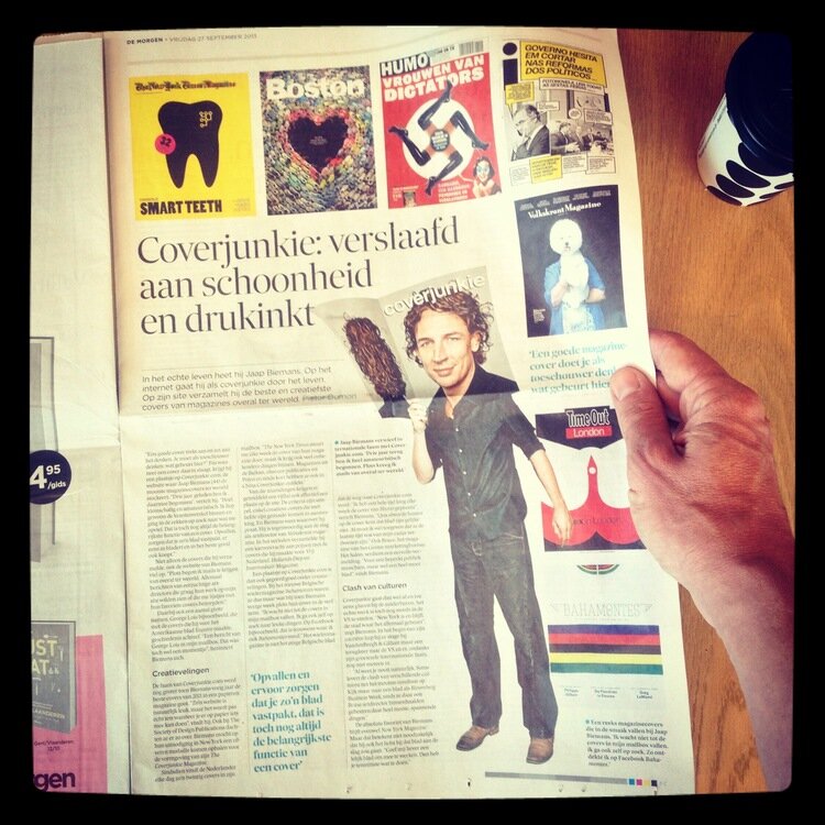 27/9/13  interview De Morgen newspaper, Belgium