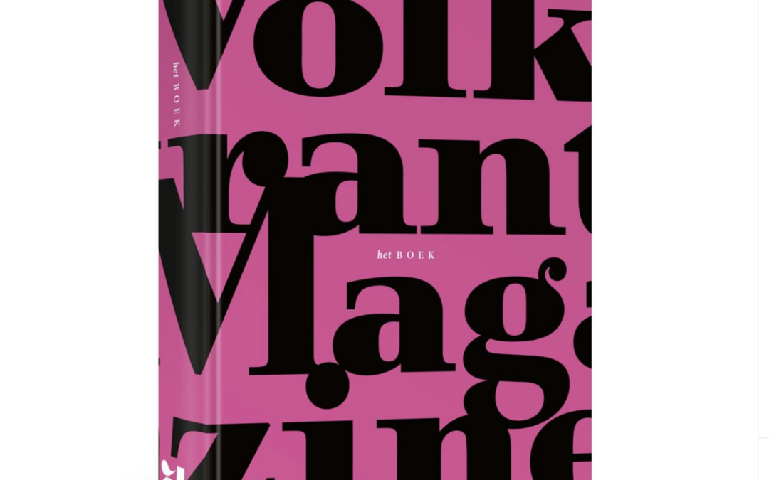 just designed this new book 25 years Volkskrant Magazine