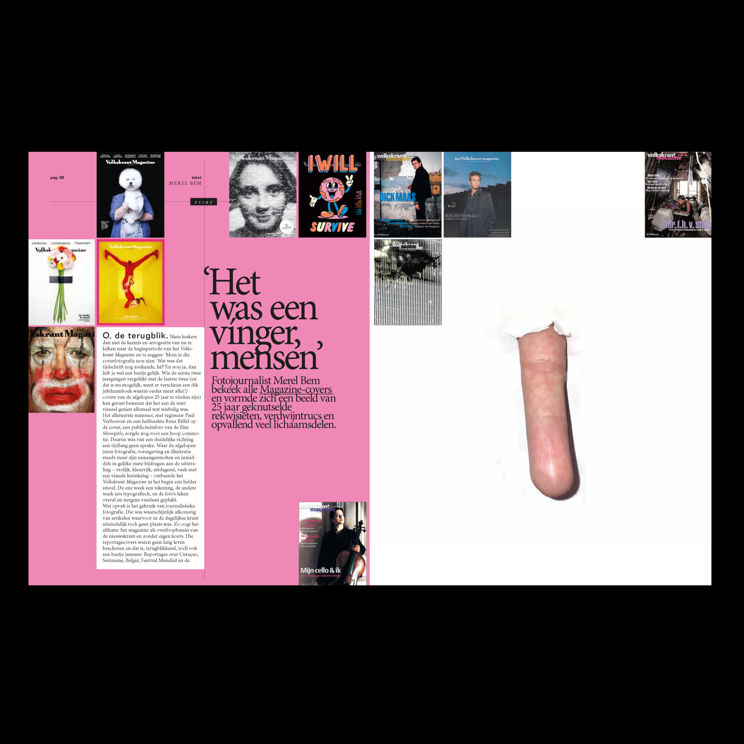 the influence of Volkskrant Magazine on photography and design culture